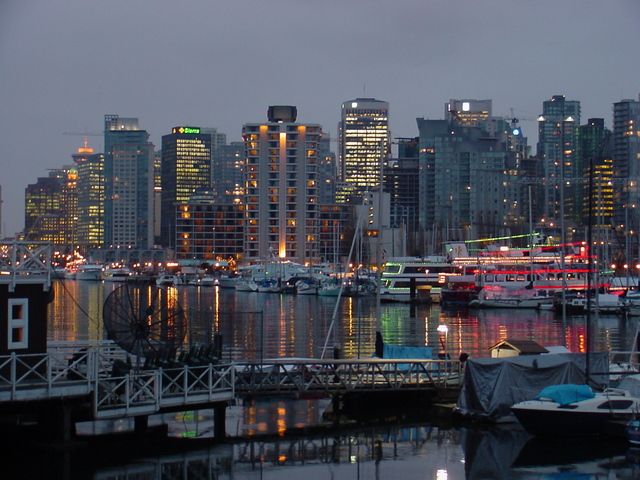 Coal Harbour\'s Night View
 - landscape; Coal Harbour; Vancouver; cityscape; 야경; 뱅쿠버; 