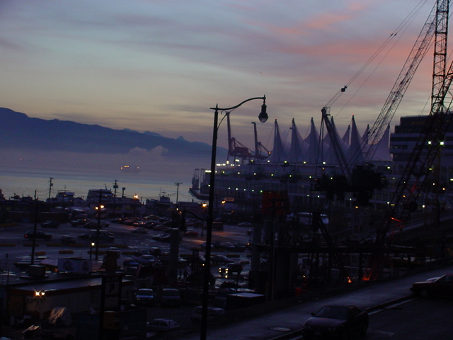 Night View of Vancouver (뱅쿠버야경)
 - landscape; Coal Harbour; Vancouver; cityscape; 