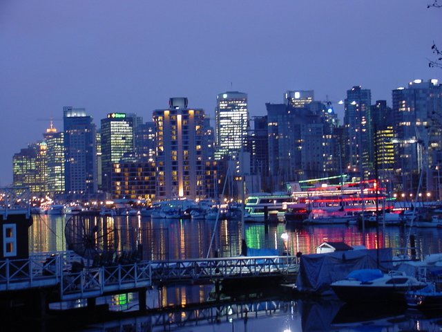 Coal Harbour\'s Night View
 - landscape; Coal Harbour; Vancouver; cityscape; 