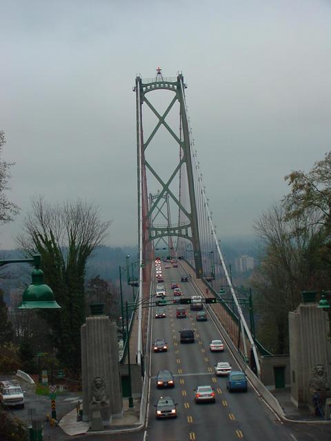 Lion\'s Gate Bridge
 - Lion\'s Gate; First Narrows Bridge; Lions\' Gate Bridge; Vancouver; 