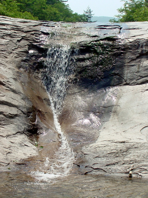 수통골의 폭포 - 폭포; waterfall; 