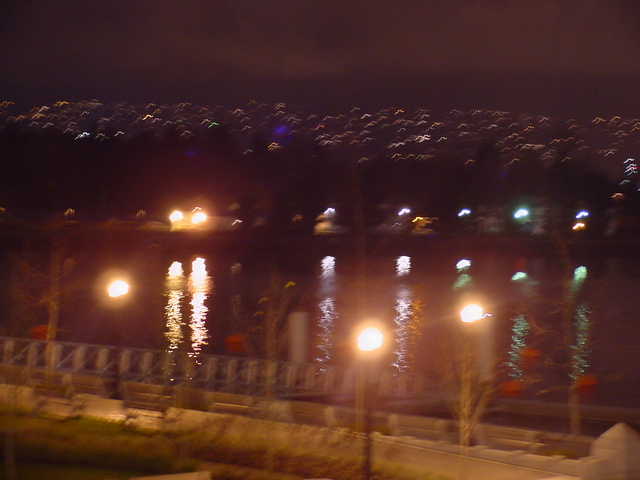 Coal Harbour\'s Night View - landscape; Coal Harbour; Vancouver; 