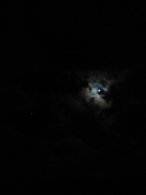 사진100921_031 - 추석; 보름달; 달무리; 야경; 별; 