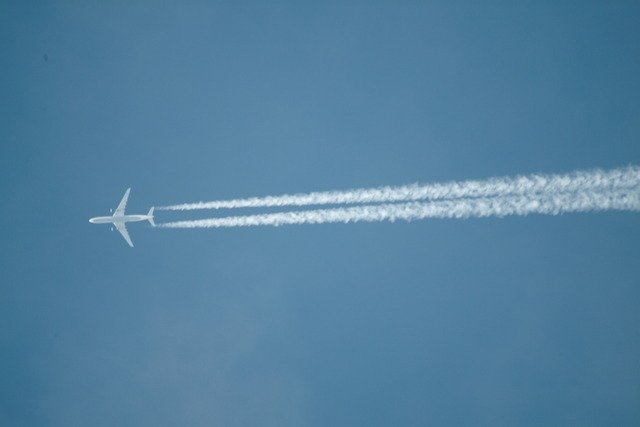 DSCF6992 - 구름; 비행기; 연기; 하늘; 풍경; 