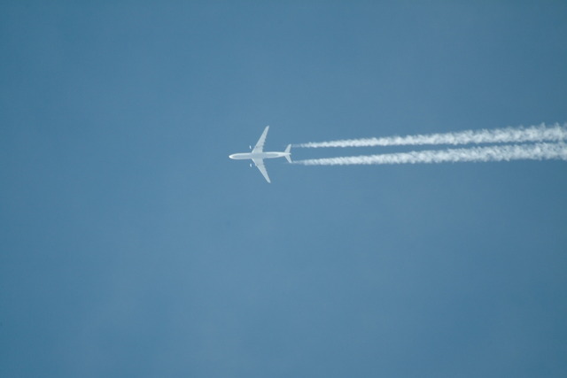 DSCF6991 - 구름; 비행기; 연기; 하늘; 풍경; 