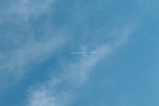 DSCF6987 - 구름; 비행기; 연기; 하늘; 풍경; 
