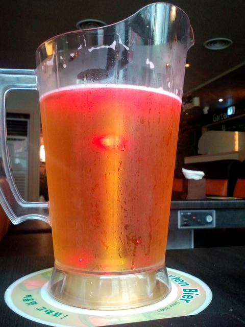 사진110803_008 - 가르텐비어; 맥주; 붉은맥주; 1700cc; 